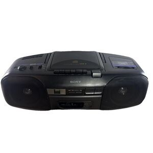 VTG 90's SONY CFD-8 Boombox CD AM/FM Radio Cassette Player/Record Works Perfect